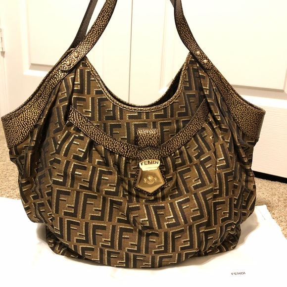 Fendi Handbags - [Sold!]Authentic Fendi Zucca Canvas Chef Tote